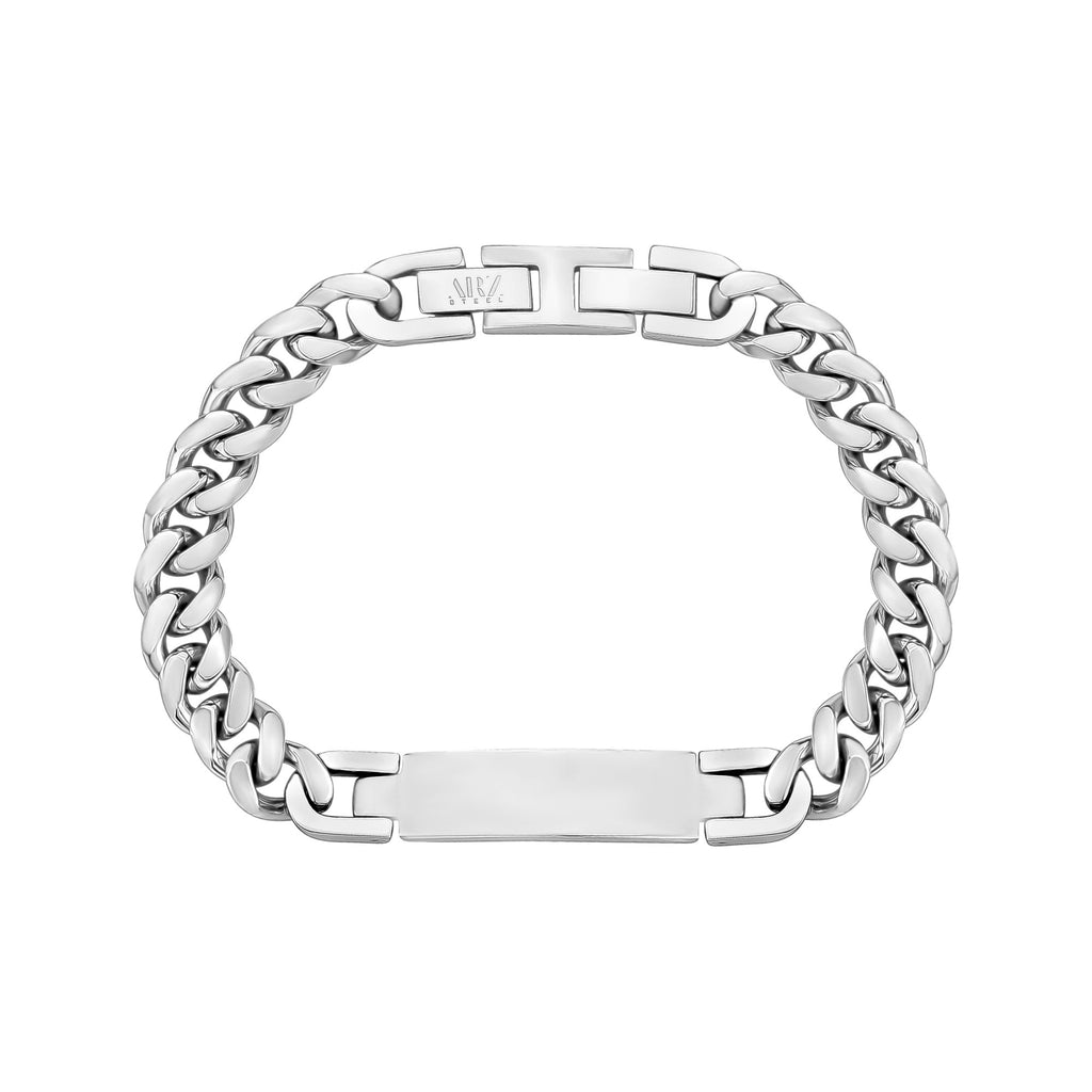 Women's 8mm Cuban Link ID Bracelet