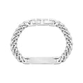 Women's 8mm Cuban Link ID Bracelet