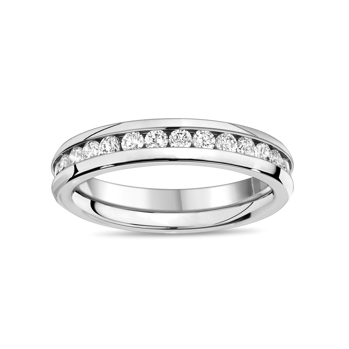 Channel Setting Eternity Ring