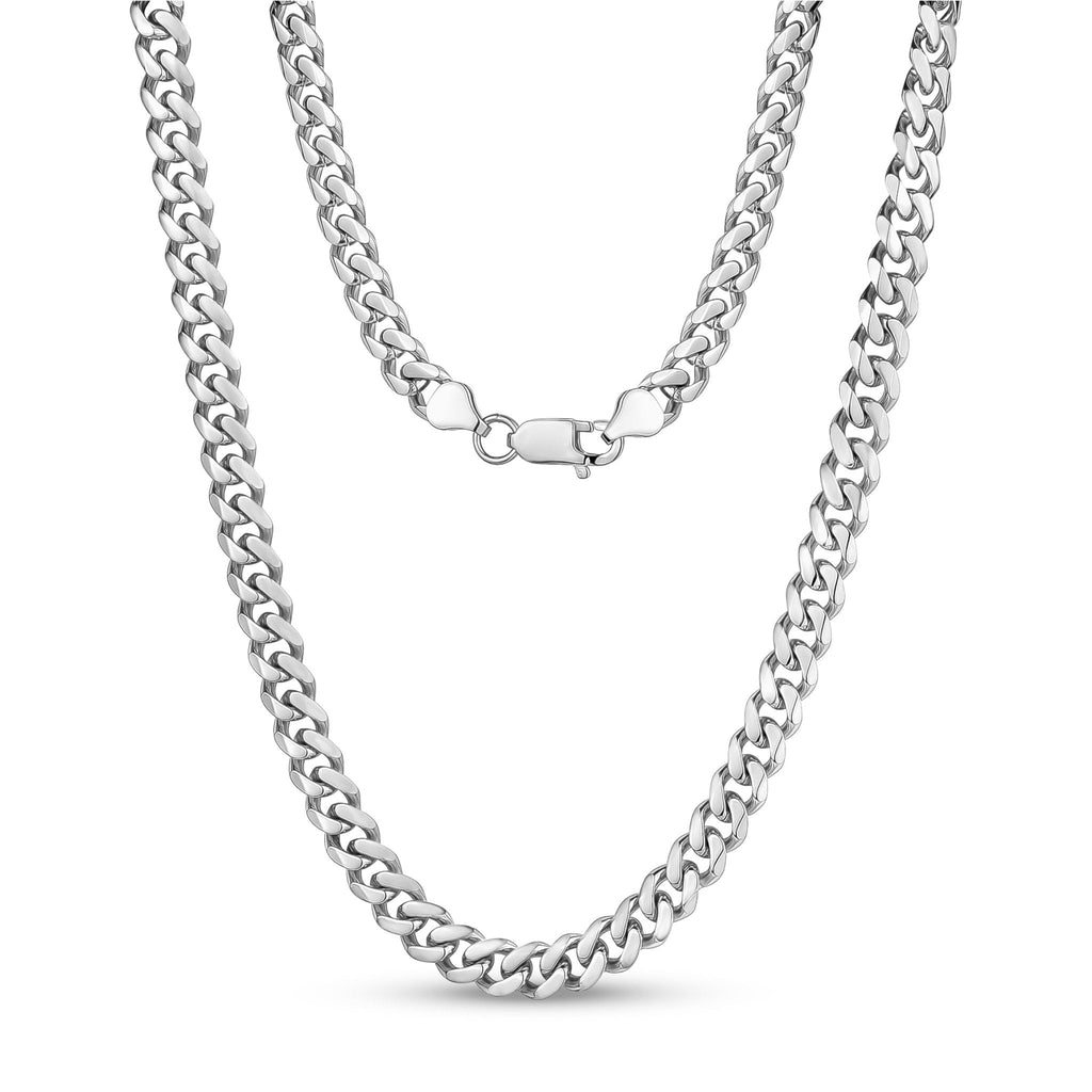 Women's 8mm Cuban Link Necklace