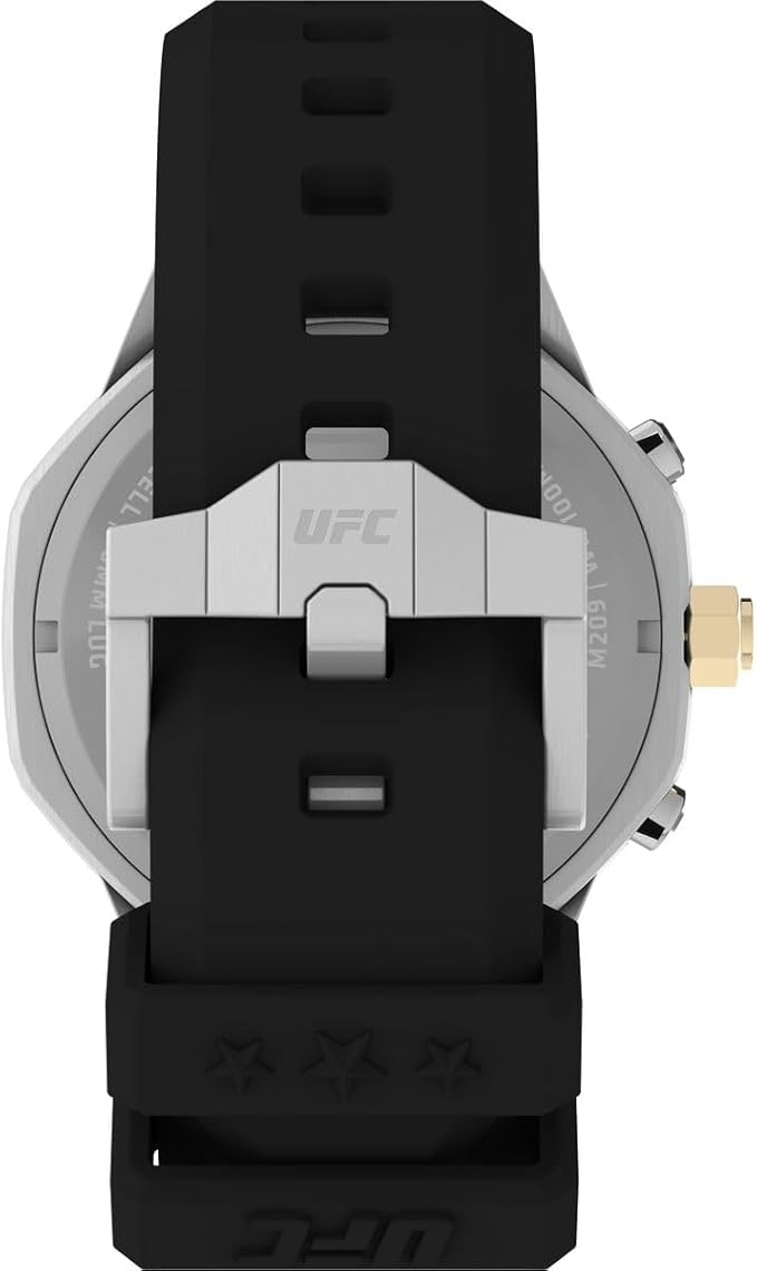 Timex UFC King Chrongraph Black Silicone Mens Watch TW2V85200