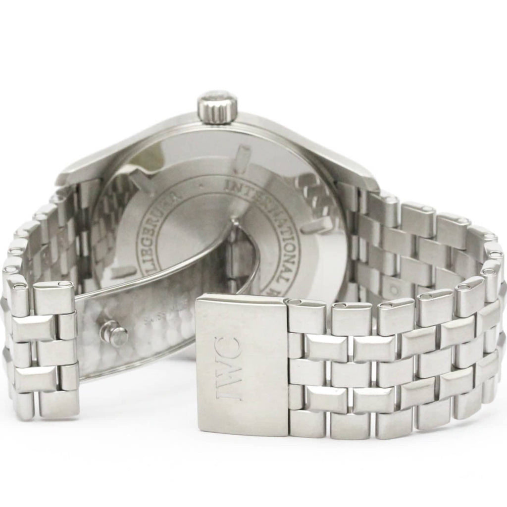 Iwc Pilot Watch Stainless Steel Wristwatch (Pre-Owned)