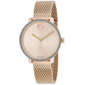 Movado Women's Rose gold dial Watch