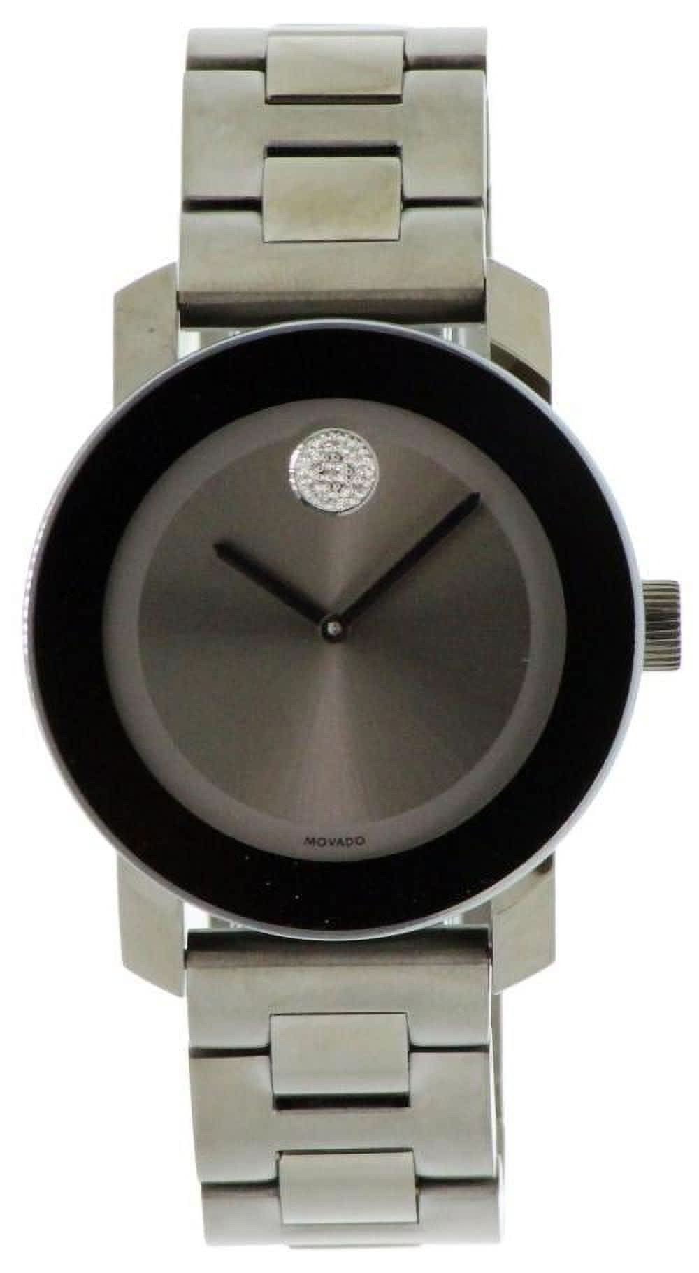 Movado Bold Medium Gray Ion Unisex Watch
