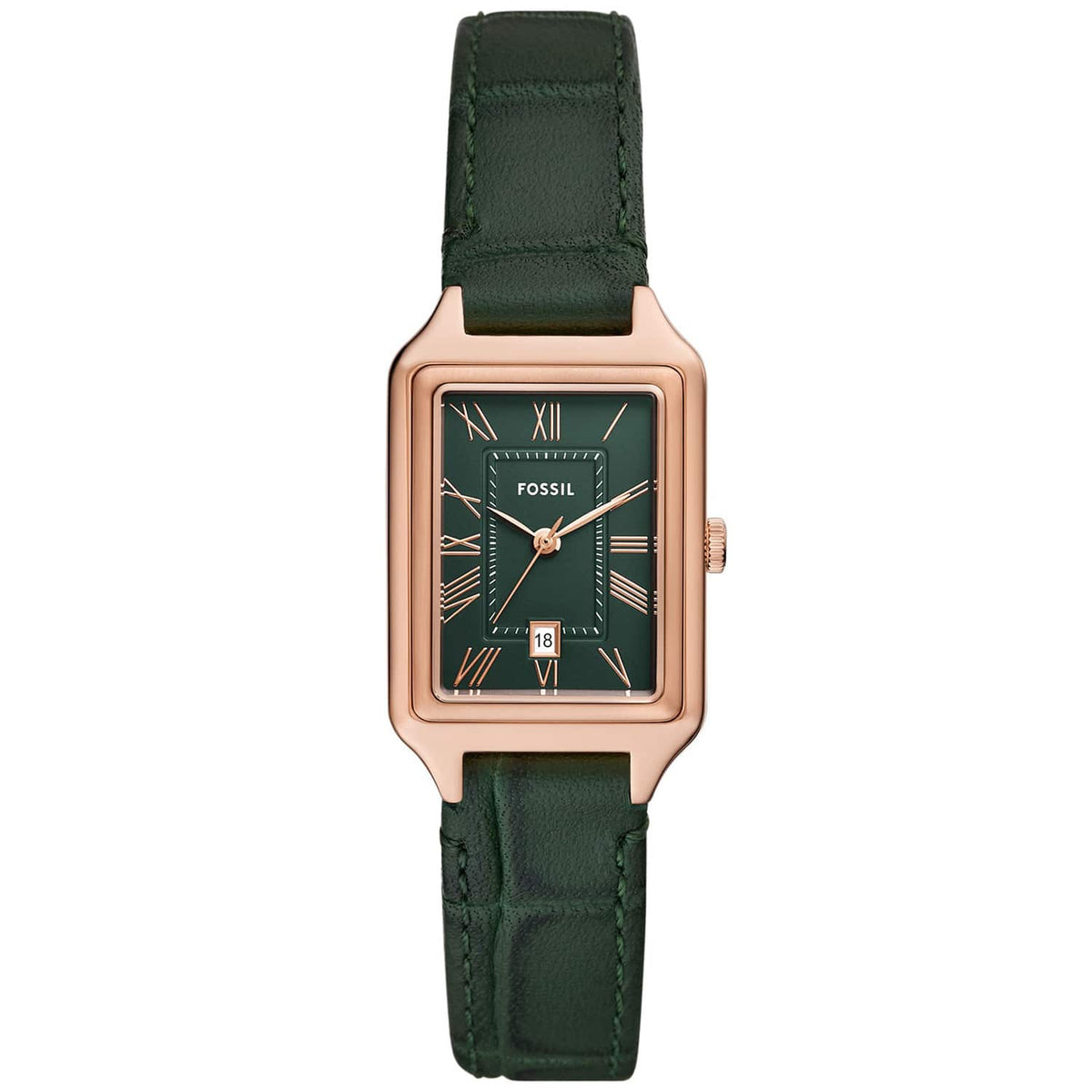Fossil Women's Raquel Green Dial Watch